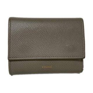 CELINE - セリーヌ リザード スモール トリオンフ 三つ折り財布 CELINE - セリーヌ リザード スモール トリオンフ 三つ折り財布