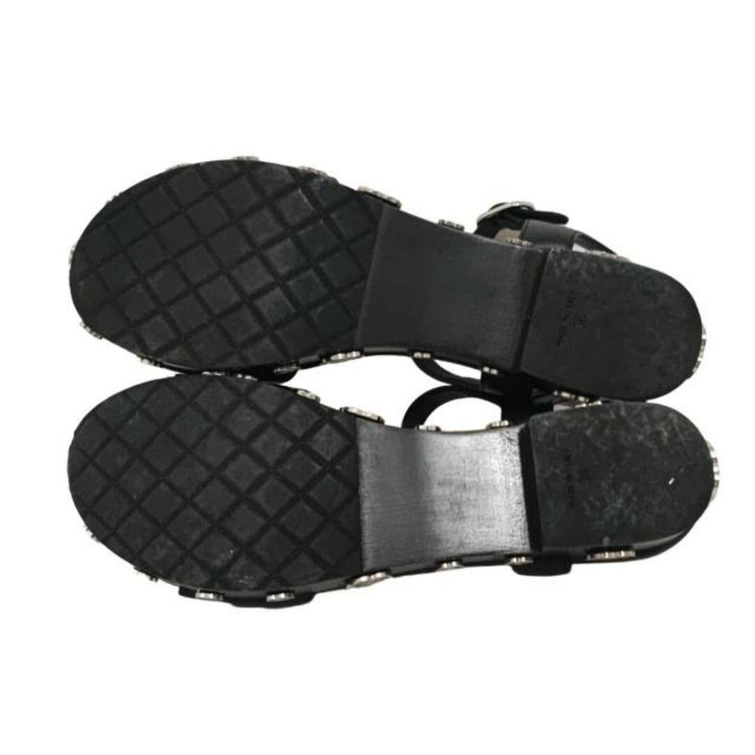 CHANEL - CHANEL(シャネル) サンダル 36 レディース - G31754 黒 CHANEL - CHANEL(シャネル) サンダル 36 レディース - G31754 黒