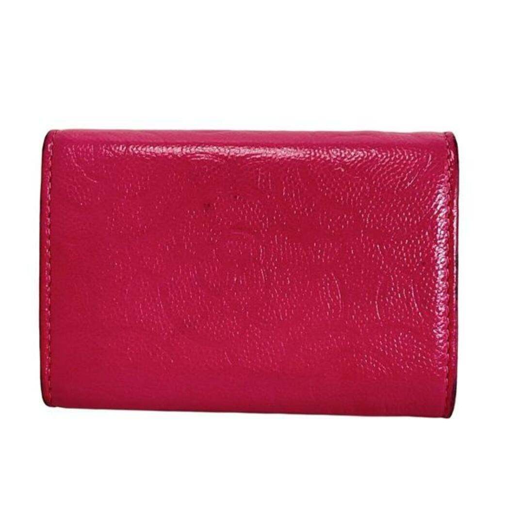 CHANEL - CHANEL(シャネル) 3つ折り財布 カメリア ピンク ココ CHANEL - CHANEL(シャネル) 3つ折り財布 カメリア ピンク ココ