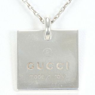 GUCCI - 洗浄済*グッチ GUCCI 925 ネックレス シルバー メンズ GUCCI - 洗浄済*グッチ GUCCI 925 ネックレス シルバー メンズ