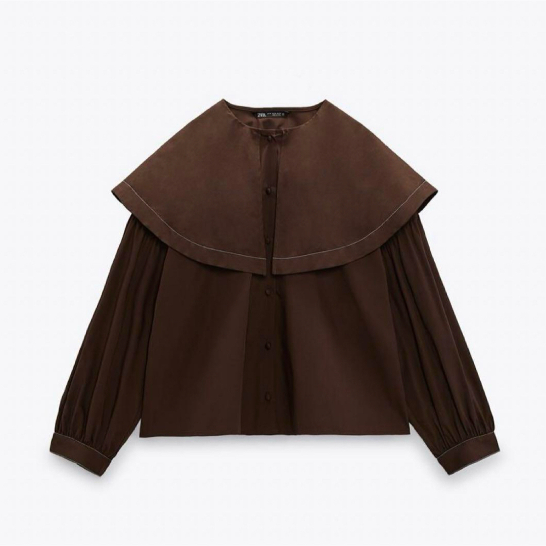 ZARA - ⭐️セール⭐️ ZARA ザラ コントラストトップステッチ ZARA - ⭐️セール⭐️ ZARA ザラ コントラストトップステッチ