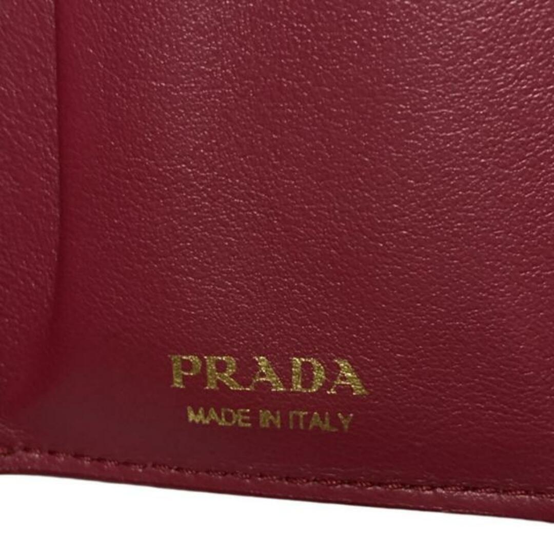 PRADA - PRADA(プラダ) 3つ折り財布 - ピンク コンパクト PRADA - PRADA(プラダ) 3つ折り財布 - ピンク コンパクト