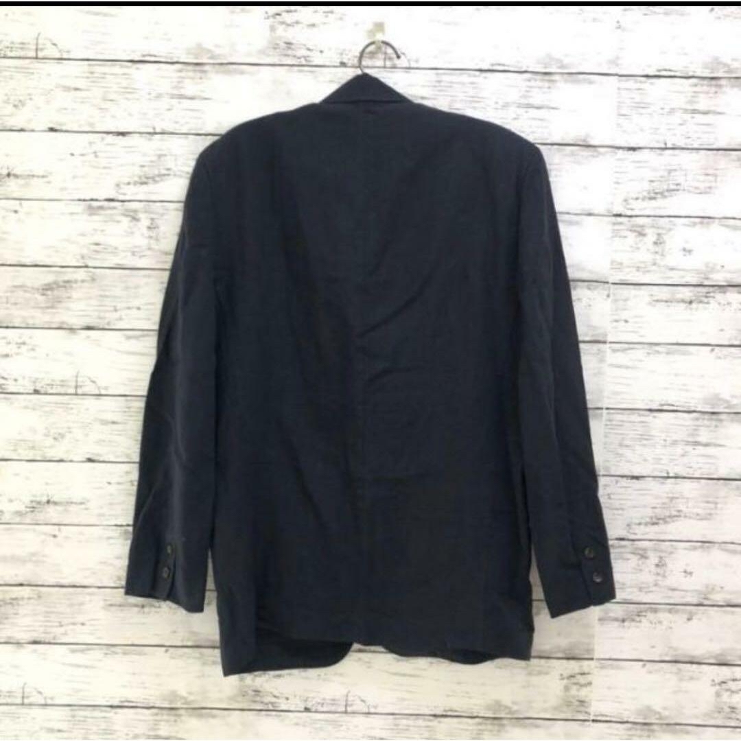 COMME des GARCONS - トリココムデギャルソン◇紺ブレ 麻 COMME des GARCONS - トリココムデギャルソン◇紺ブレ 麻