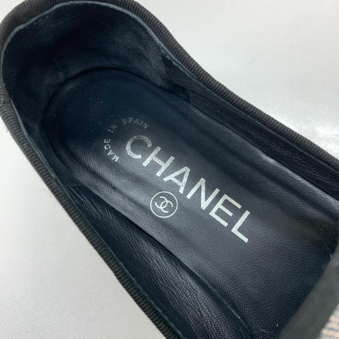 CHANEL - 6835 シャネル ココマーク デニム フラットシューズ CHANEL - 6835 シャネル ココマーク デニム フラットシューズ