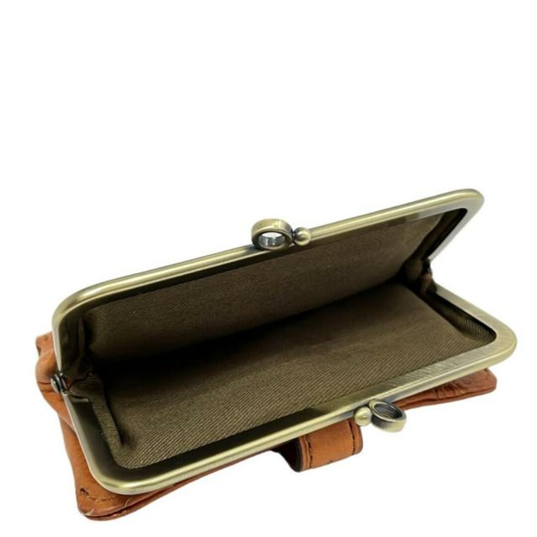 Dakota - Dakota(ダコタ) 2つ折り財布 - ブラウン がま口 レザー Dakota - Dakota(ダコタ) 2つ折り財布 - ブラウン がま口 レザー