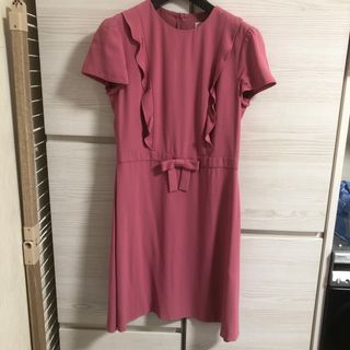 RED VALENTINO - レッドヴァレンティノ くすみピンク ワンピース RED VALENTINO - レッドヴァレンティノ くすみピンク ワンピース