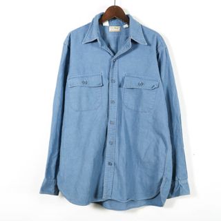 L.L.Bean - エルエルビーン 80S 90S 長袖シャツ シャモアクロス L.L.Bean - エルエルビーン 80S 90S 長袖シャツ シャモアクロス