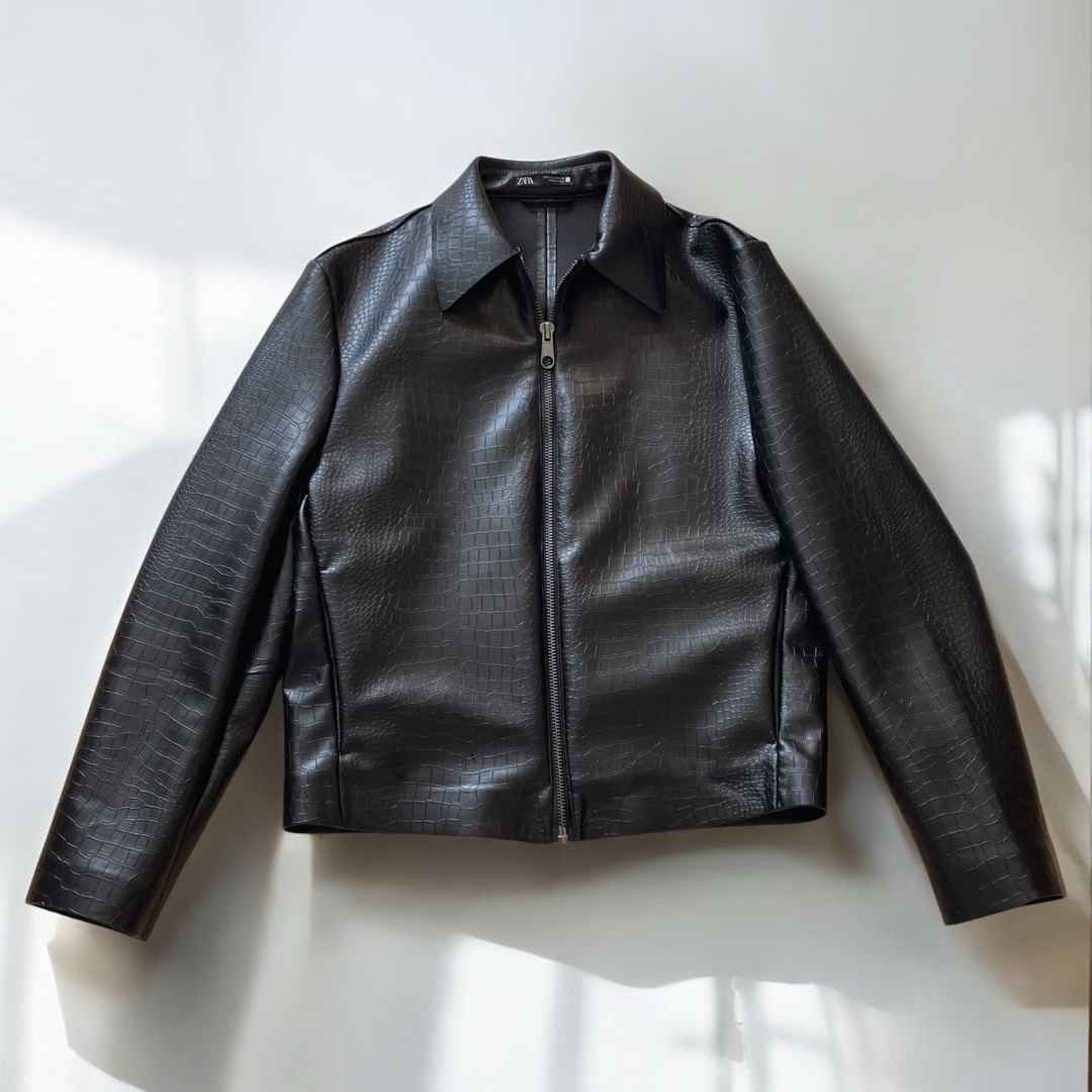 ZARA - 美品✨ZARA ザラ ライダース 合皮 レザー ジャケット ZARA - 美品✨ZARA ザラ ライダース 合皮 レザー ジャケット