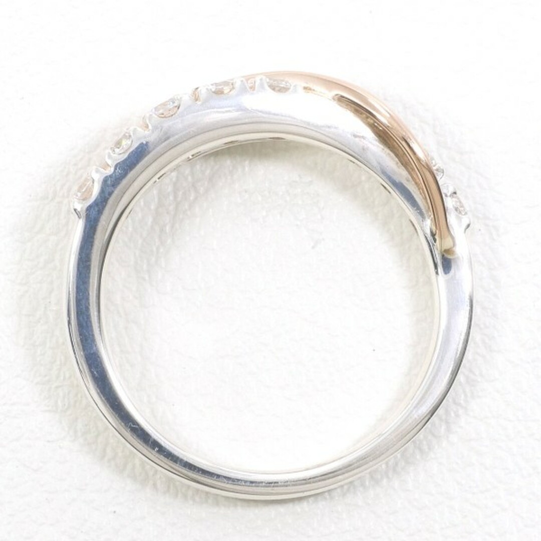 STAR JEWELRY - スタージュエリー K18PG シルバー リング 指輪 8 STAR JEWELRY - スタージュエリー K18PG シルバー リング 指輪 8