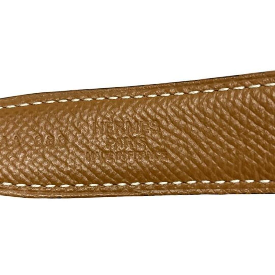 HERMES - HERMES(エルメス) ベルト 70美品 - ゴールド×ブラック HERMES - HERMES(エルメス) ベルト 70美品 - ゴールド×ブラック