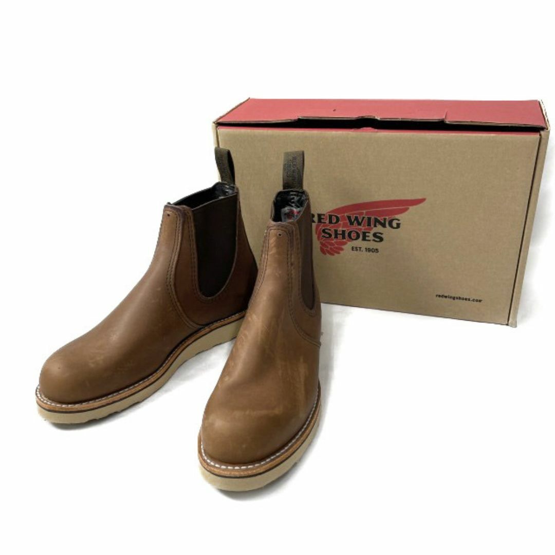 REDWING - レッドウィング サイドゴアブーツ レザー 本革(25.0cm REDWING - レッドウィング サイドゴアブーツ レザー 本革(25.0cm