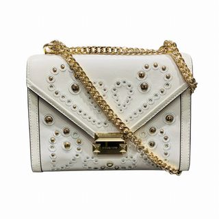 マイケルコース(MICHAEL KORS)のマイケル・コース ホワイト チェーン ボヘミアンスタッズ バッグ ショルダーバッグ レディース 送料無料 【中古】【あす楽】(ショルダーバッグ)