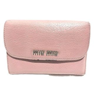 MIU MIU - 新品 ミュウミュウ MIU MIU 3つ折り財布 マドラス MIU MIU - 新品 ミュウミュウ MIU MIU 3つ折り財布 マドラス
