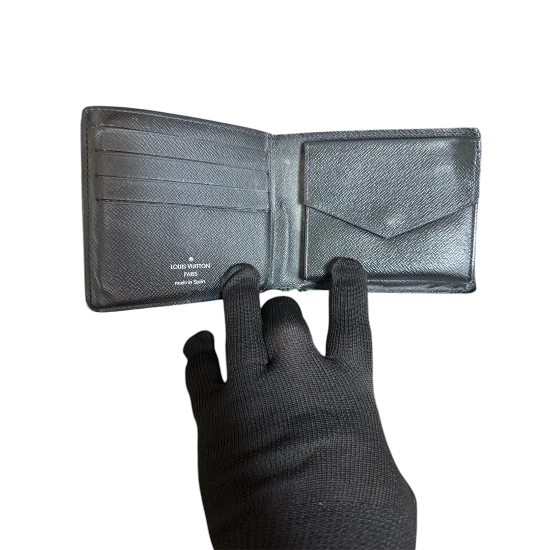 LOUIS VUITTON - ダミエグラフィット 2つ折り財布 小銭入れ有り LOUIS VUITTON - ダミエグラフィット 2つ折り財布 小銭入れ有り