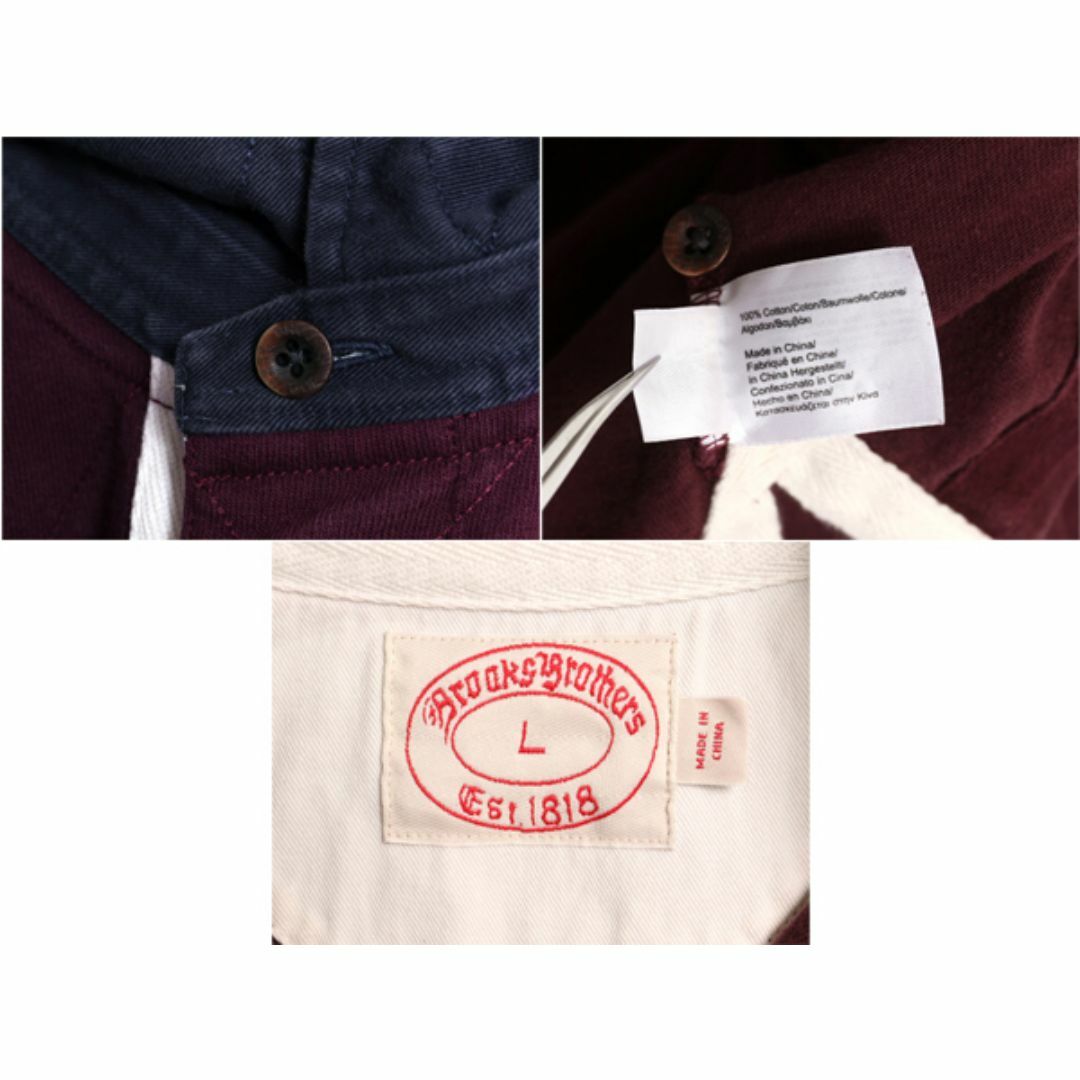 Brooks Brothers - ブルックスブラザーズ ボーダー ラガーシャツ Brooks Brothers - ブルックスブラザーズ ボーダー ラガーシャツ