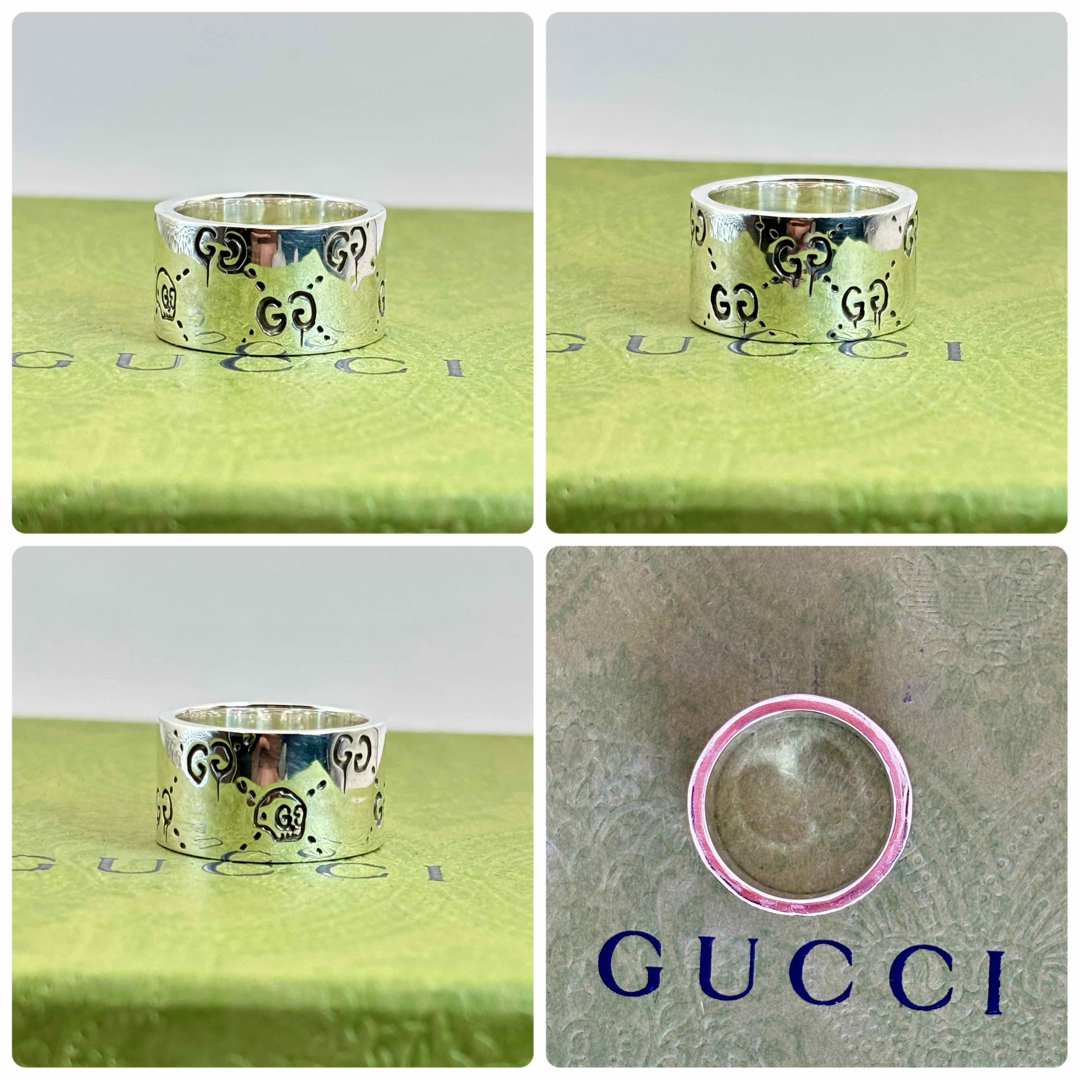 GUCCI - 【新品磨き】GUCCI グッチゴースト リング 15号 GUCCI - 【新品磨き】GUCCI グッチゴースト リング 15号