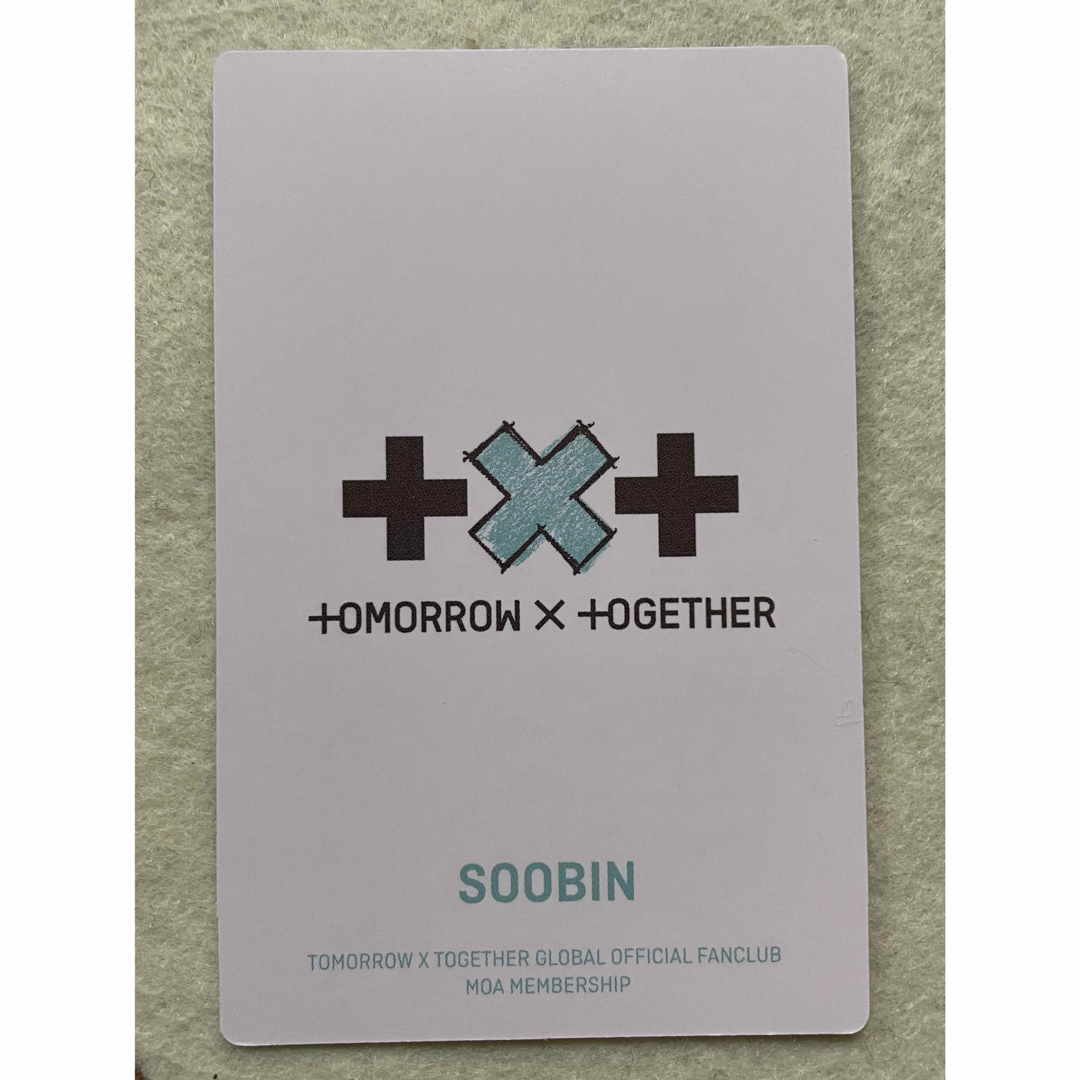 TOMORROW X TOGETHER - スビン トレカ TXTファンクラブキットFC TOMORROW X TOGETHER - スビン トレカ TXTファンクラブキットFC