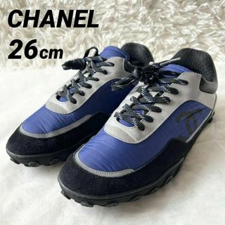 CHANEL - CHANEL シャネル クロコ型押し ローカット スニーカー CHANEL - CHANEL シャネル クロコ型押し ローカット スニーカー