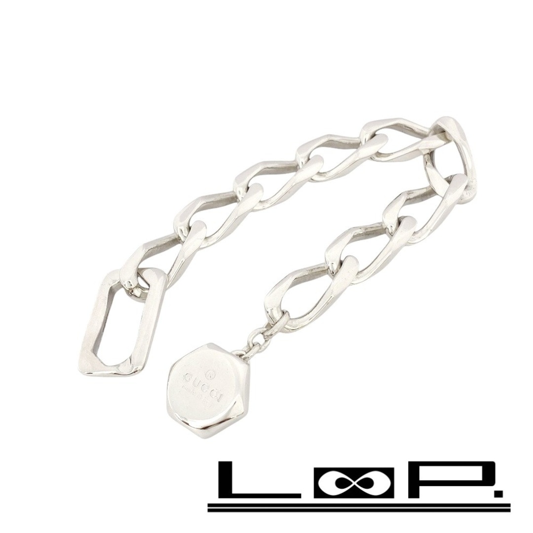GUCCI - □新同□磨き済□ グッチ ブレスレット チェーン SV925 GUCCI - □新同□磨き済□ グッチ ブレスレット チェーン SV925