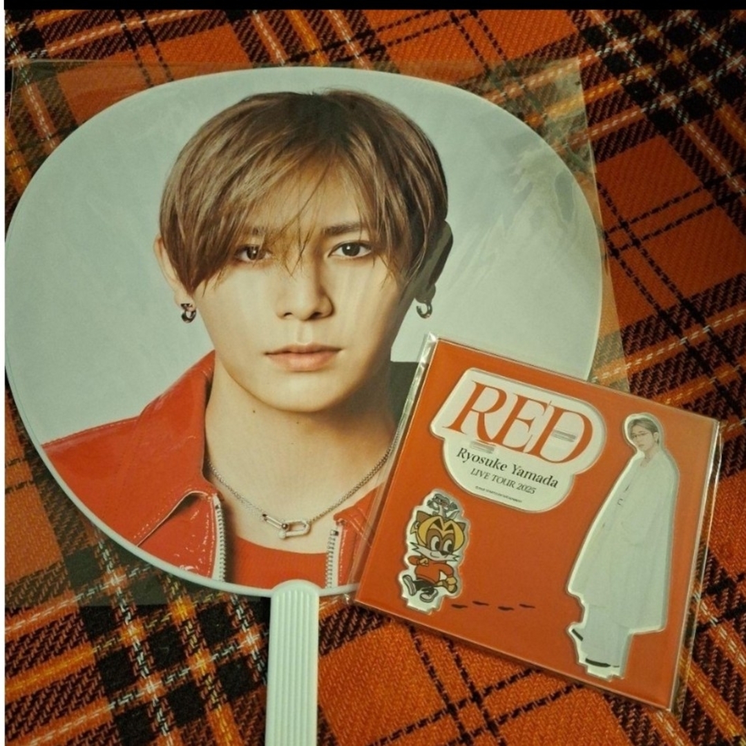 Hey! Say! JUMP - 山田涼介 ライブツアー RED うちわ&アクリル Hey! Say! JUMP - 山田涼介 ライブツアー RED うちわ&アクリル