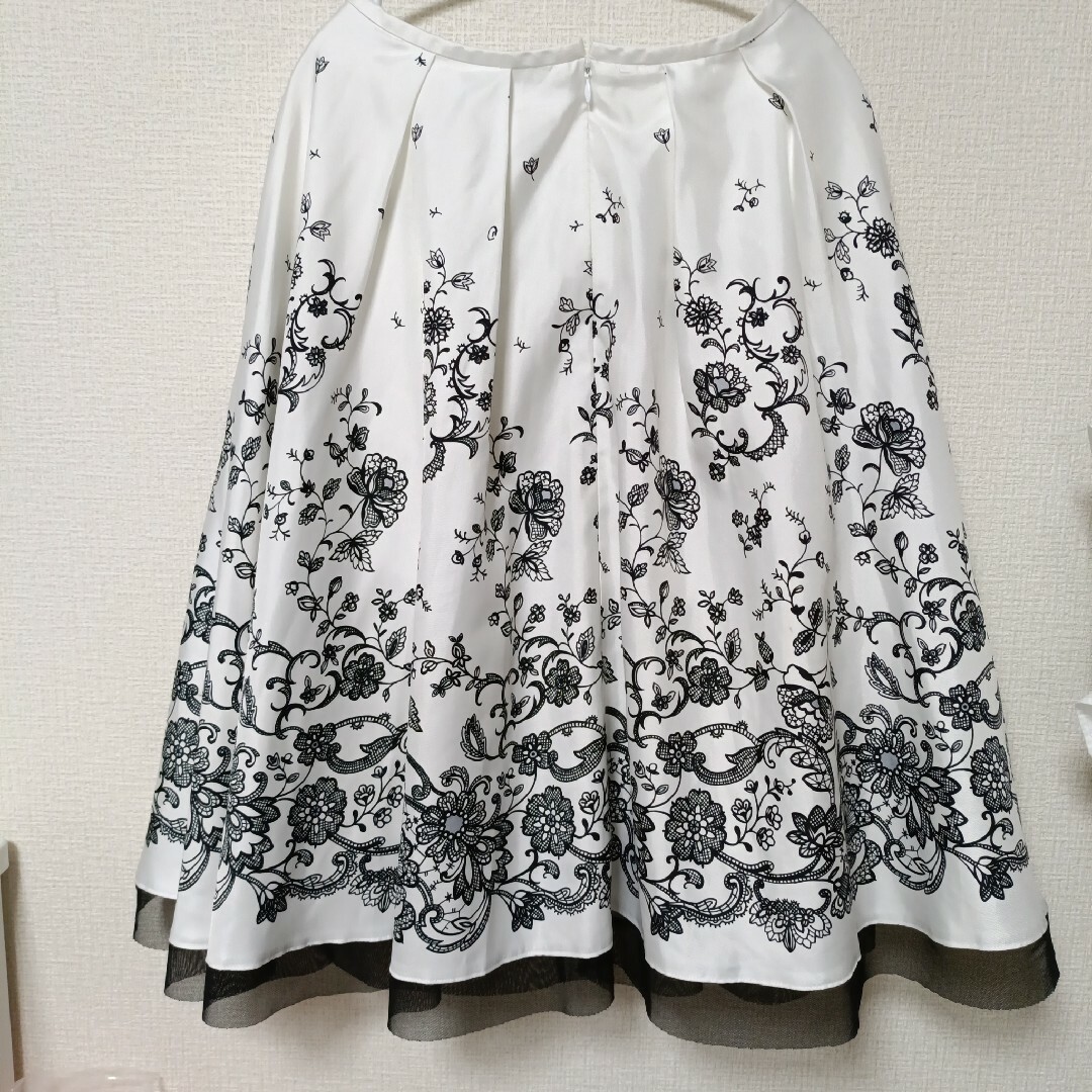 M'S GRACY - 【M'S GRACY】花柄プリント フレアスカート ひざ丈 M'S GRACY - 【M'S GRACY】花柄プリント フレアスカート ひざ丈