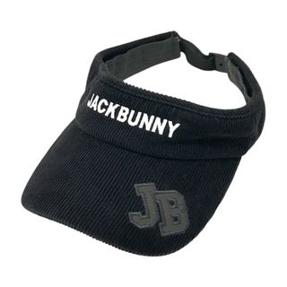 JACK BUNNY ジャックバニー コーデュロイ サンバイザー ブラック JACK BUNNY ジャックバニー コーデュロイ サンバイザー ブラック