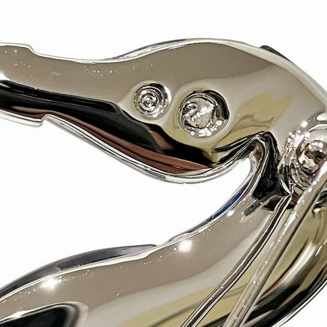 SWAROVSKI - スワロフスキー タツノオトシゴ シルバー ブランド SWAROVSKI - スワロフスキー タツノオトシゴ シルバー ブランド