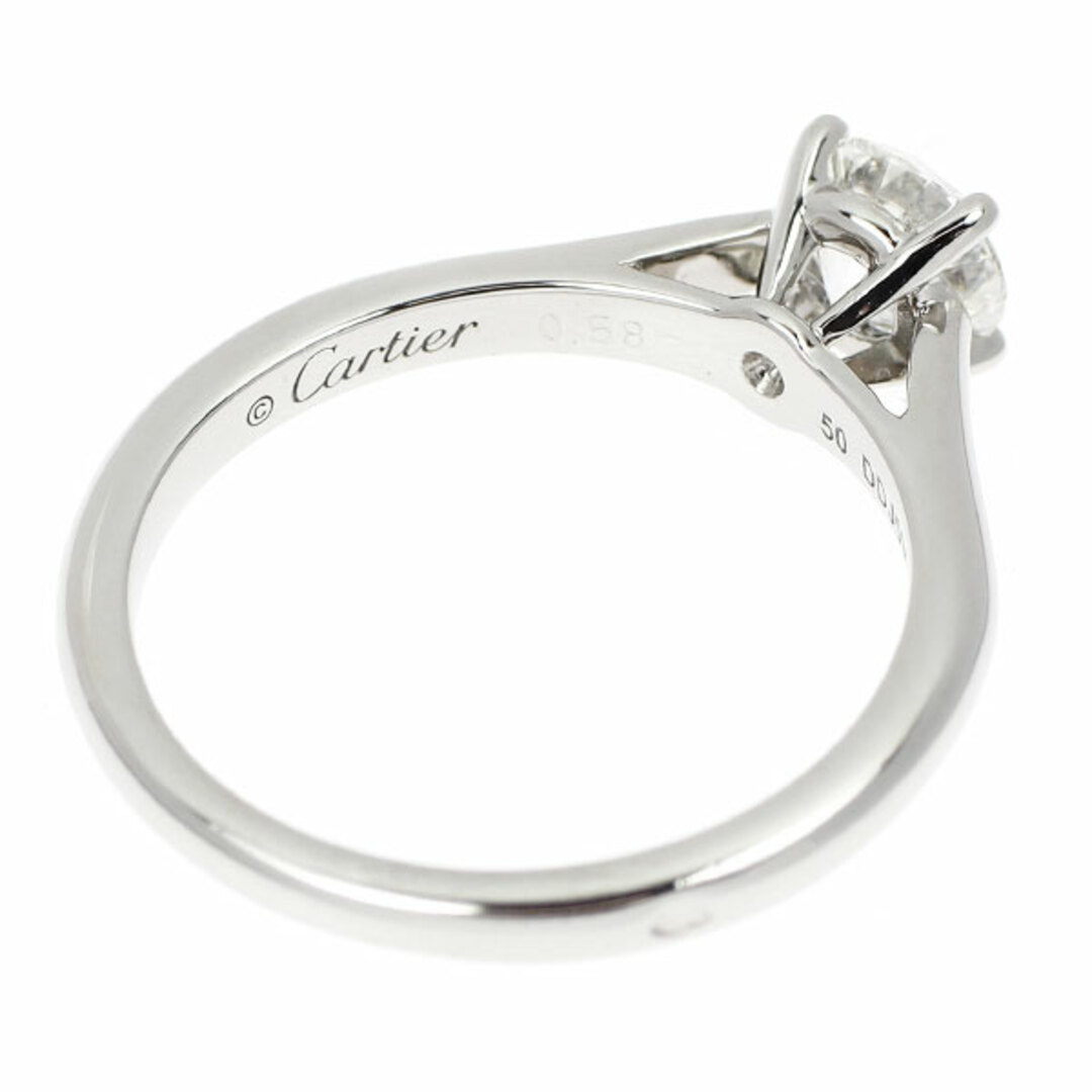 Cartier - カルティエ Pt950 ダイヤモンド リング 0.58ct H VS1 Cartier - カルティエ Pt950 ダイヤモンド リング 0.58ct H VS1