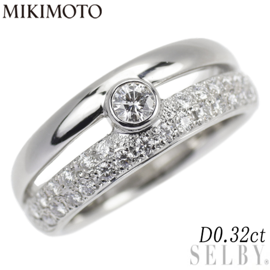 MIKIMOTO - ミキモト Pt950 ダイヤモンド リング 0.32ct パヴェ MIKIMOTO - ミキモト Pt950 ダイヤモンド リング 0.32ct パヴェ