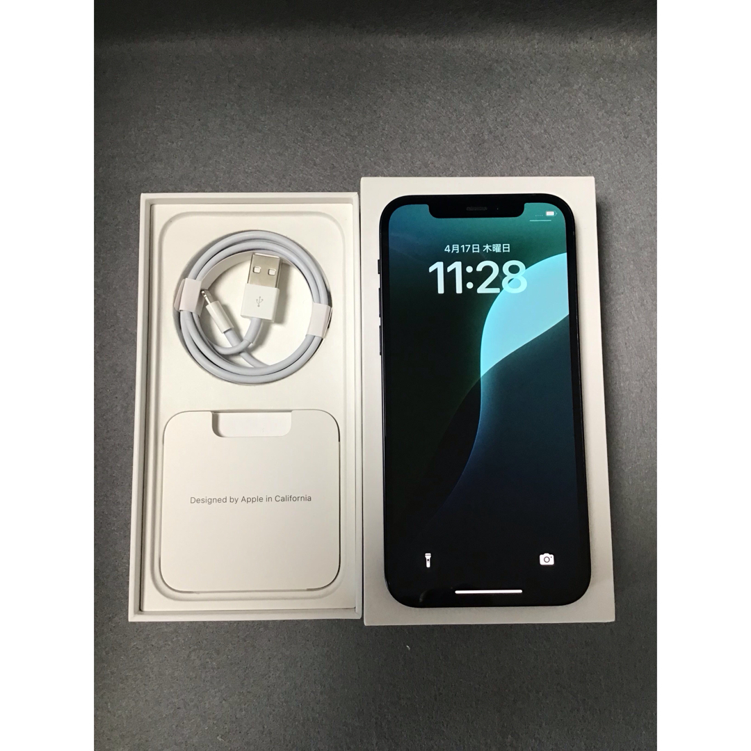 iPhone - 美品 国内版 SIMフリー iPhone12 256GB ブラック色の iPhone - 美品 国内版 SIMフリー iPhone12 256GB ブラック色の