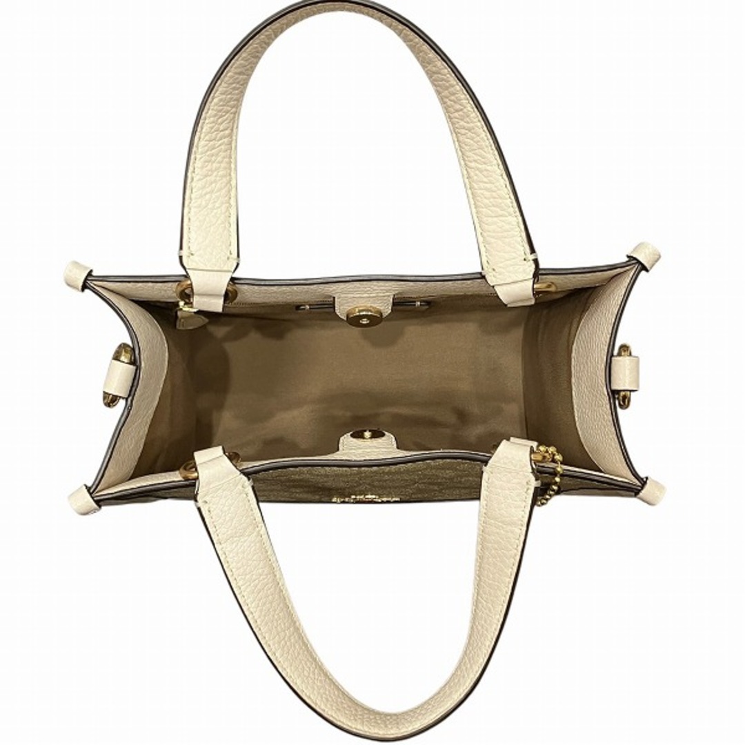 COACH(コーチ)のコーチ COACH シグネチャー デンプシートート22 C5122 2WAY バッグ ハンドバッグ ショルダーバッグ レディース 送料無料 【中古】【あす楽】 レディースのバッグ(ハンドバッグ)の商品写真