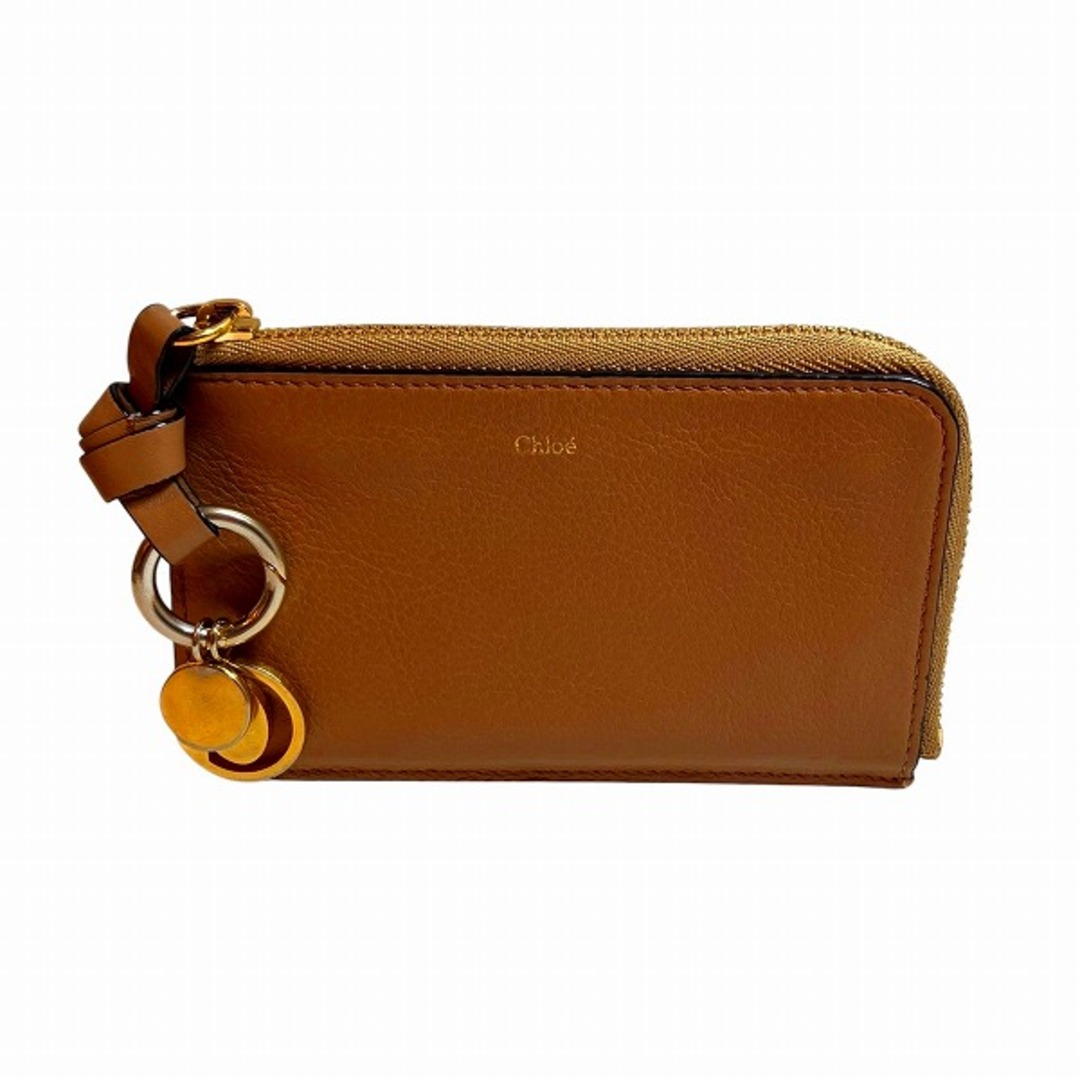 Chloe - クロエ Chloe ブラウン L字ファスナー アルファベット Chloe - クロエ Chloe ブラウン L字ファスナー アルファベット
