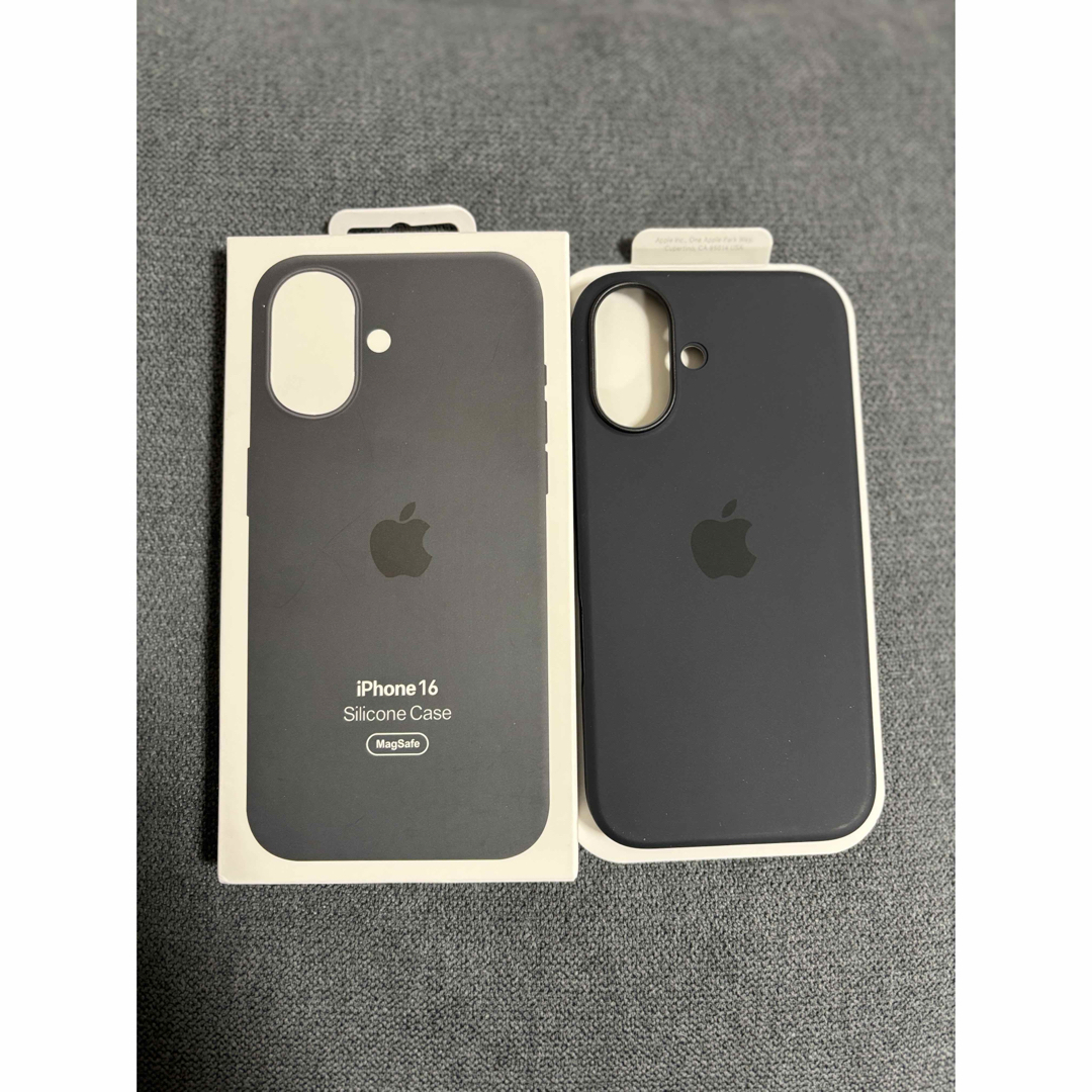 Apple - シリコンケース iPhone16用 黒 ブラック アップル Apple Apple - シリコンケース iPhone16用 黒 ブラック アップル Apple