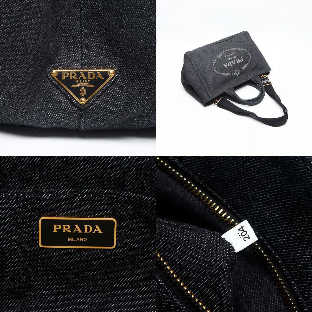 PRADA - プラダ PRADA カナパ デニム ダークネイビー 1BG642 PRADA - プラダ PRADA カナパ デニム ダークネイビー 1BG642