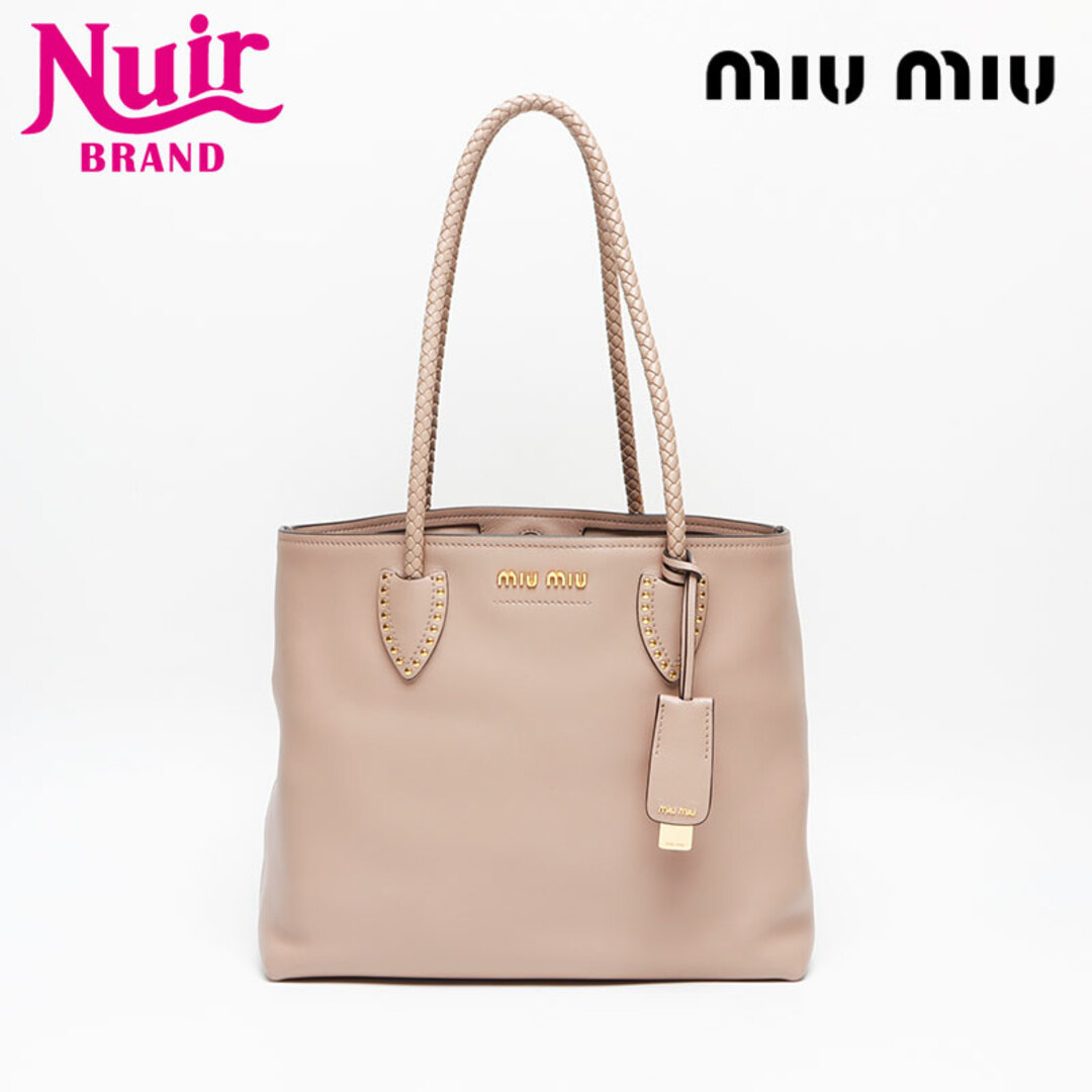 MIU MIU - ミュウ ミュウ Miu Miu レザー トートバッグの通販 by MIU MIU - ミュウ ミュウ Miu Miu レザー トートバッグの通販 by