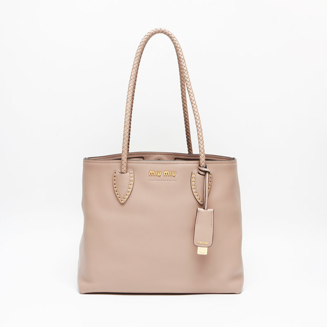 MIU MIU - ミュウ ミュウ Miu Miu レザー トートバッグの通販 by MIU MIU - ミュウ ミュウ Miu Miu レザー トートバッグの通販 by