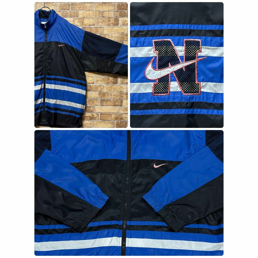 NIKE - NIKE ナイキ 銀タグ 90s ナイロンジャケット ビッグ NIKE - NIKE ナイキ 銀タグ 90s ナイロンジャケット ビッグ