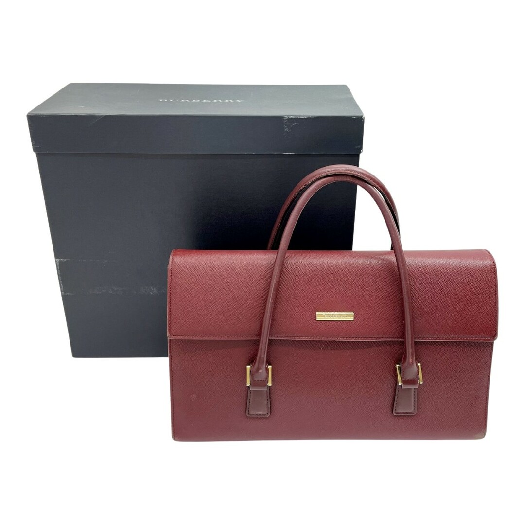 BURBERRY - ◇◇BURBERRY バーバリー ハンドバッグ レッド BURBERRY - ◇◇BURBERRY バーバリー ハンドバッグ レッド