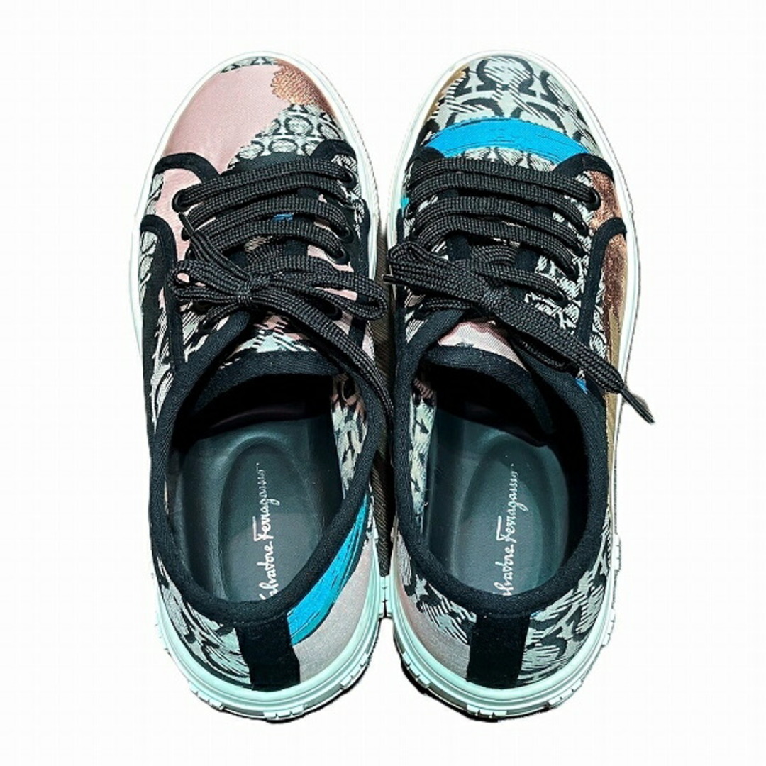 FERRAGAMO - フェラガモ マルチカラー ローカットスニーカー FERRAGAMO - フェラガモ マルチカラー ローカットスニーカー