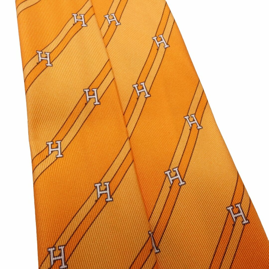 エルメス HERMES メンズネクタイ チェーン イエロー オレンジ 制服スーツ 006388T 08_folded_wm_3?size=