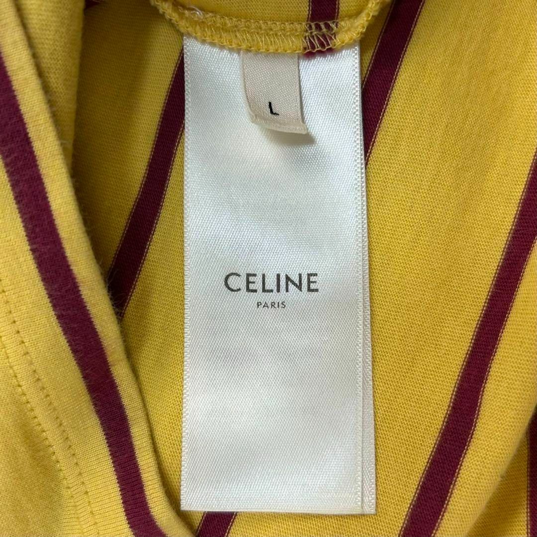 CELINE - 【人気Lサイズ】セリーヌ☆センターロゴTシャツ CELINE - 【人気Lサイズ】セリーヌ☆センターロゴTシャツ