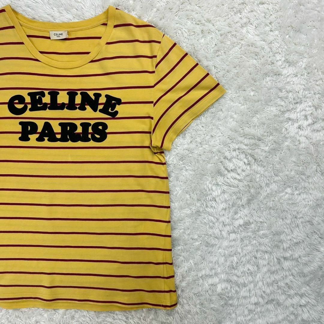 CELINE - 【人気Lサイズ】セリーヌ☆センターロゴTシャツ CELINE - 【人気Lサイズ】セリーヌ☆センターロゴTシャツ