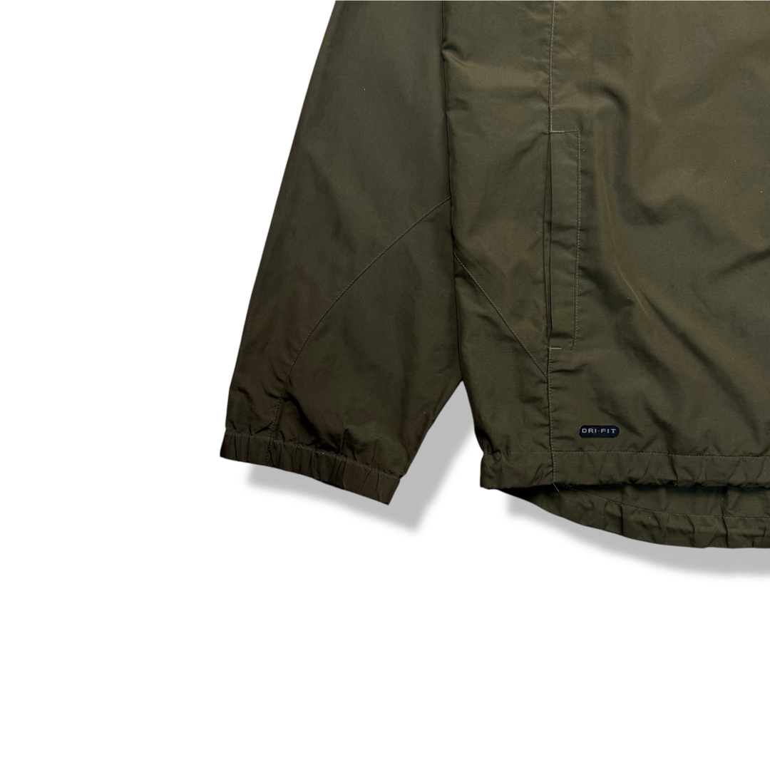 NIKE - 00s Y2K NIKE ナイキ ナイロンジャケット カーキ NIKE - 00s Y2K NIKE ナイキ ナイロンジャケット カーキ