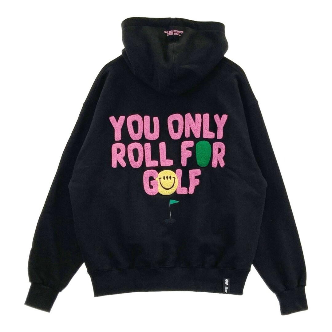 サイズ:M YORF GOLF ヨルフゴルフ 2024年 パーカー ブラック系 サイズ:M YORF GOLF ヨルフゴルフ 2024年 パーカー ブラック系