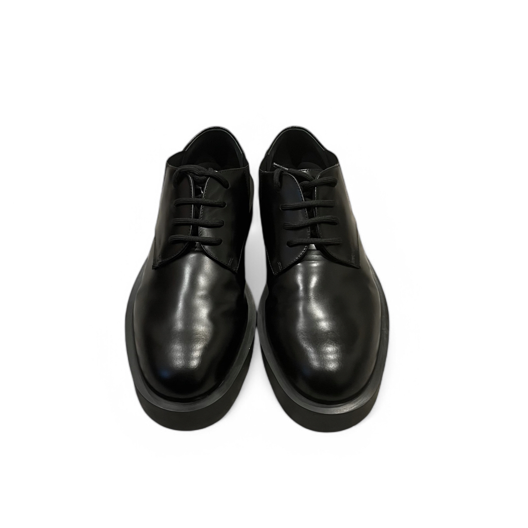 JIL SANDER - JIL SANDER レースアップ サイドゴア レザー JIL SANDER - JIL SANDER レースアップ サイドゴア レザー