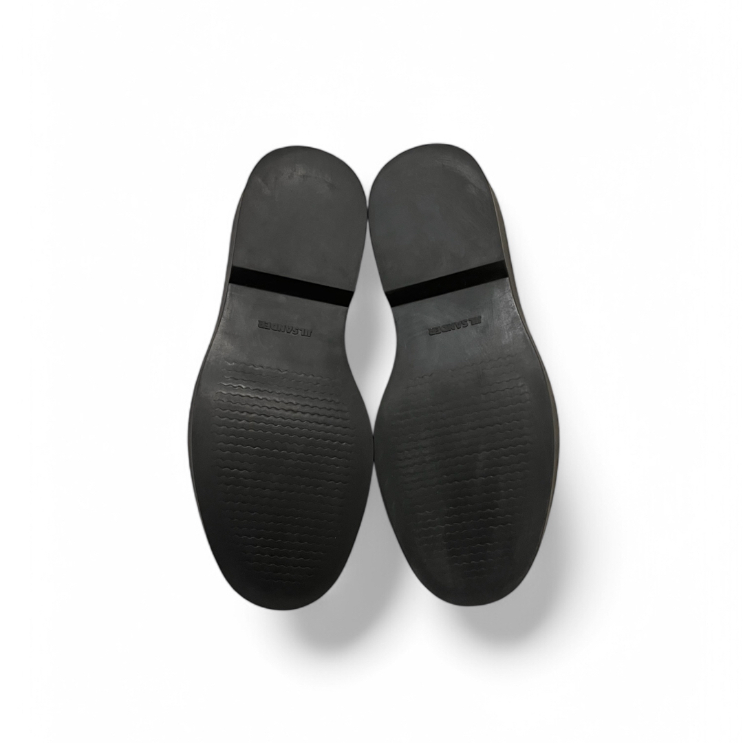 JIL SANDER - JIL SANDER レースアップ サイドゴア レザー JIL SANDER - JIL SANDER レースアップ サイドゴア レザー