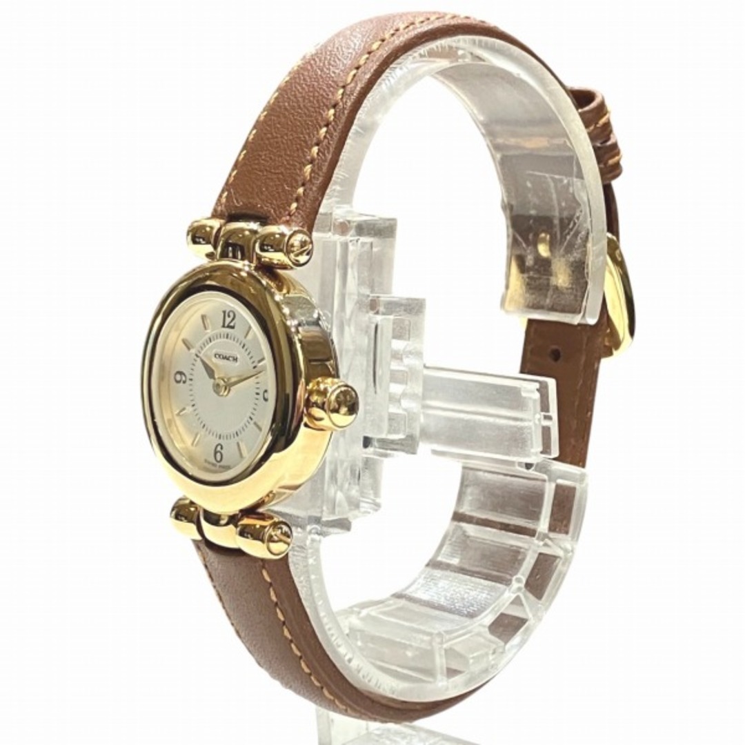 COACH - コーチ COACH W006 クォーツ SS レザー ゴールド 時計 COACH - コーチ COACH W006 クォーツ SS レザー ゴールド 時計