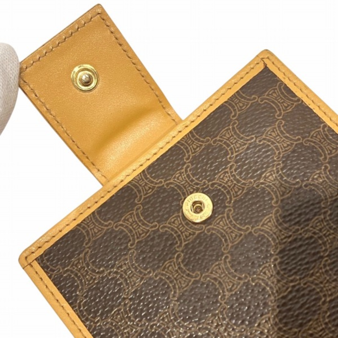 CELINE - セリーヌ CELINE マカダム PVC レザー 2つ折り財布 CELINE - セリーヌ CELINE マカダム PVC レザー 2つ折り財布