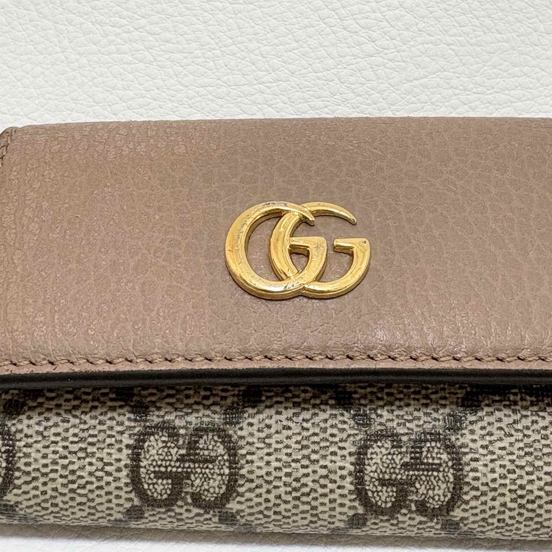 GUCCI - 正規品♡GUCCI レザーキーケース♡ピンクベージュの通販 GUCCI - 正規品♡GUCCI レザーキーケース♡ピンクベージュの通販