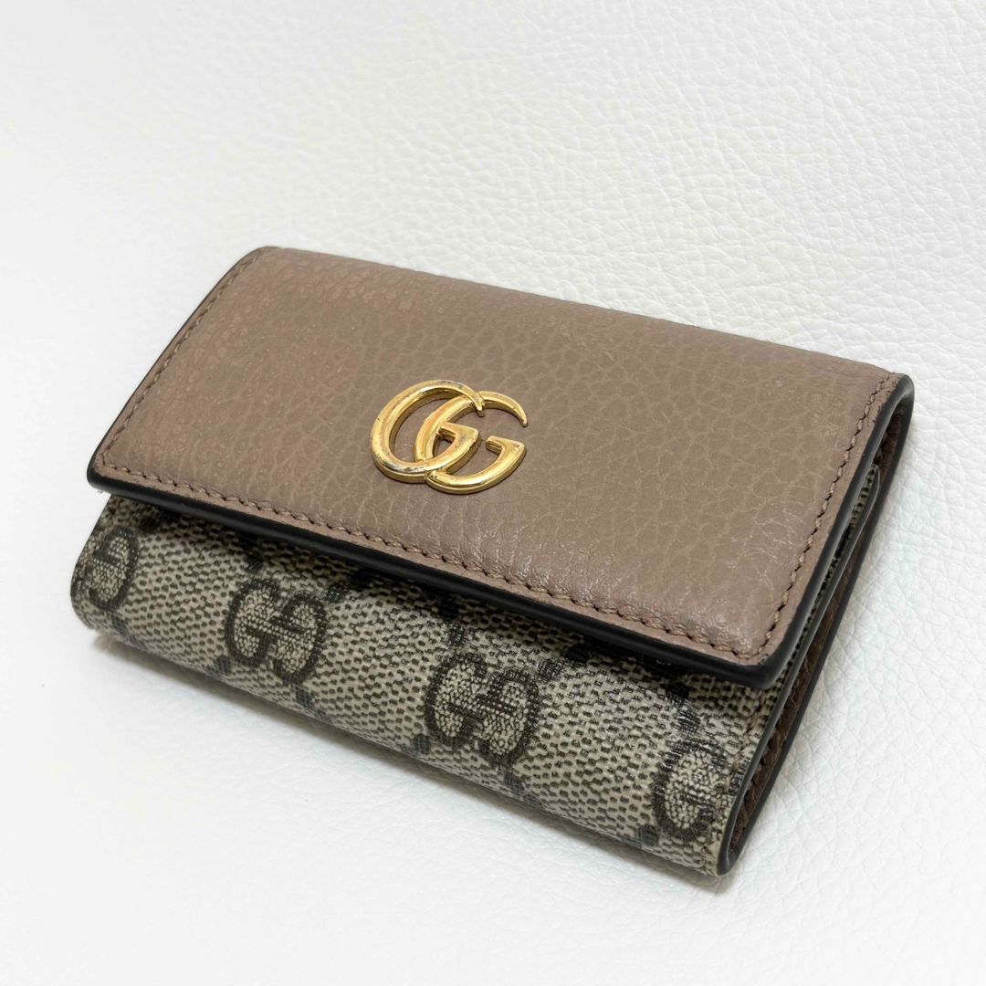 GUCCI - 正規品♡GUCCI レザーキーケース♡ピンクベージュの通販 GUCCI - 正規品♡GUCCI レザーキーケース♡ピンクベージュの通販